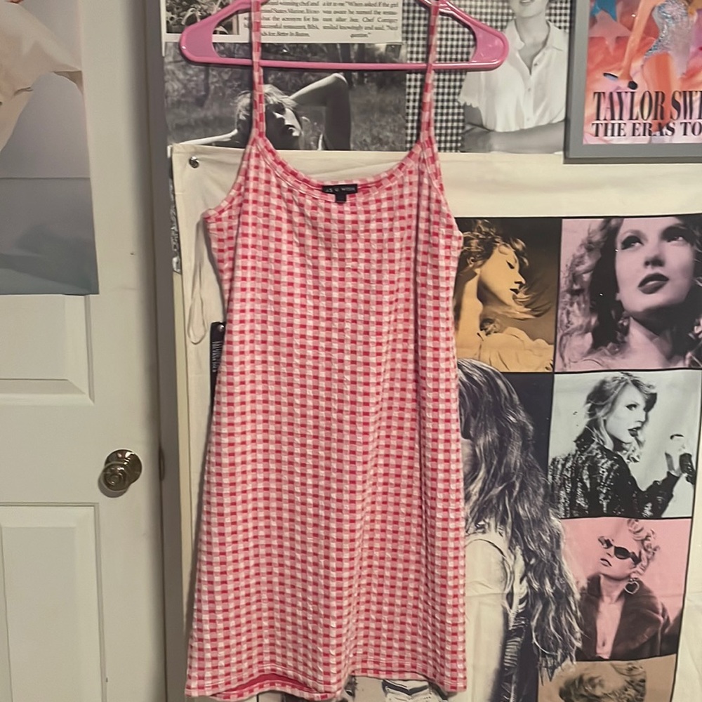 pink picnic dress